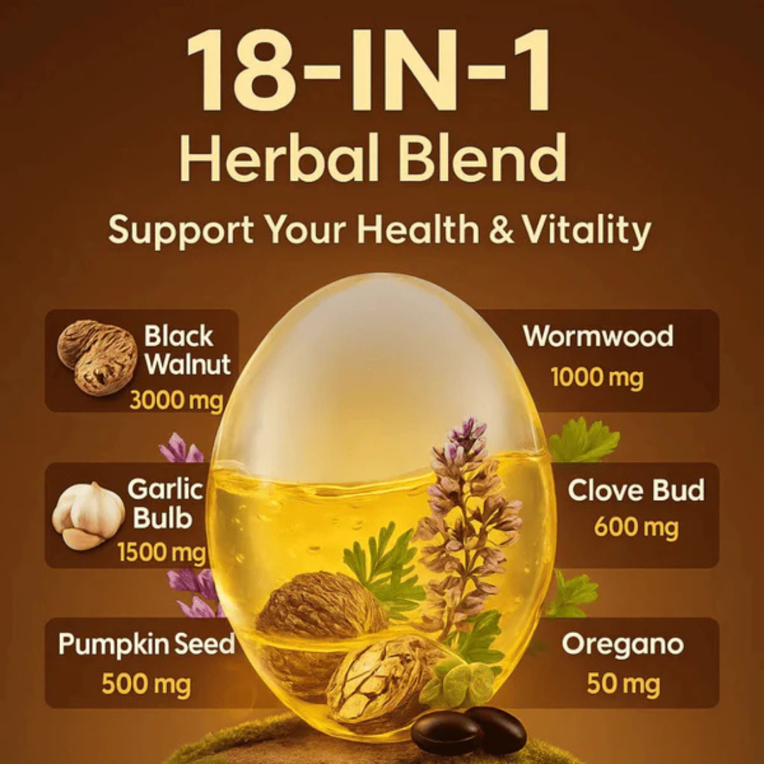 Wormwood Black Walnut Cloves Softgels