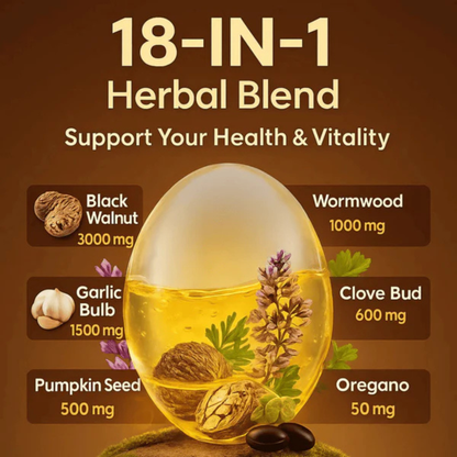 Wormwood Black Walnut Cloves Softgels